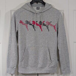 Puma Women's Logo Lab Pullover Grey Hoodie